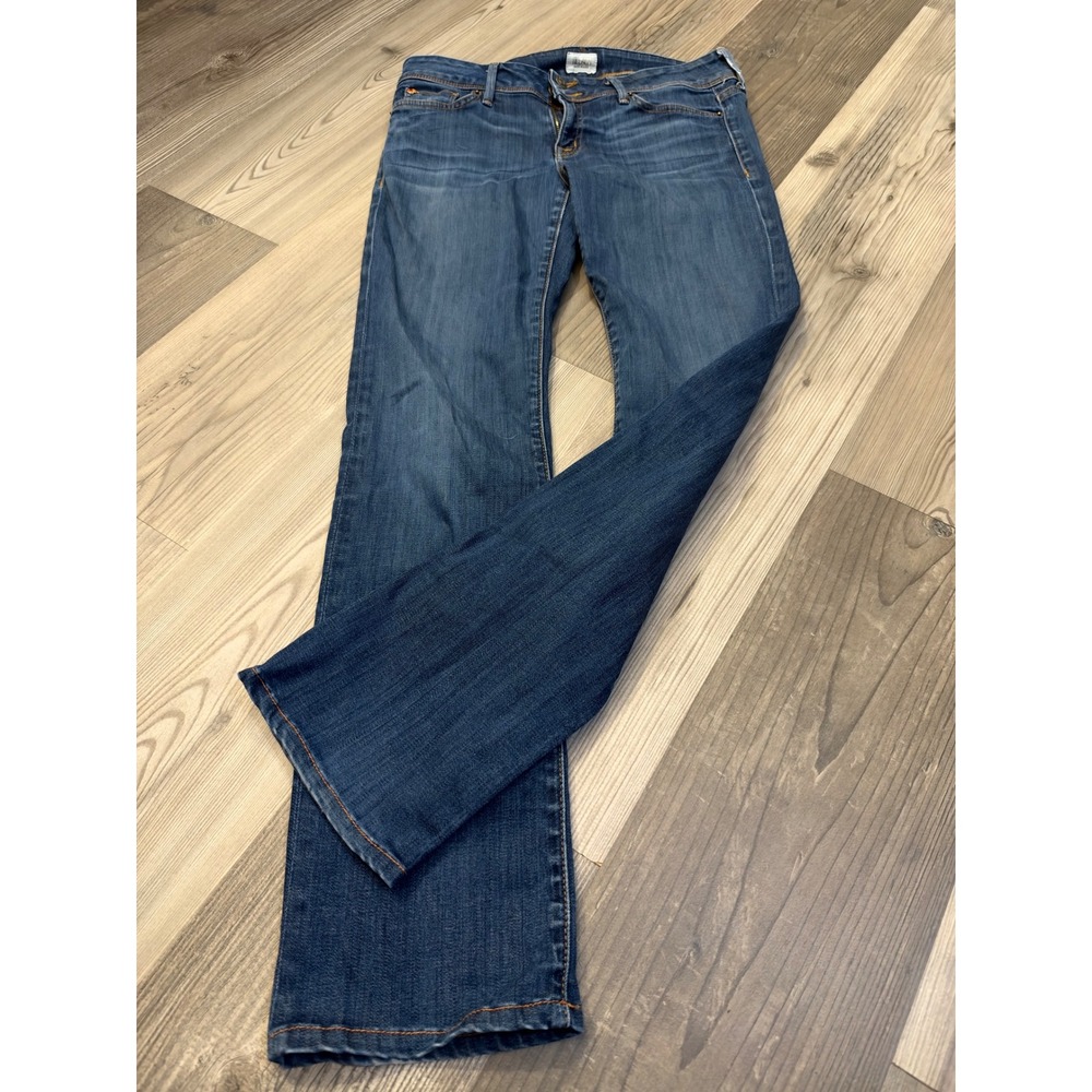 Hudson Jeans Womens 28 Blue Denim straight Made in USA Stretch RN107906